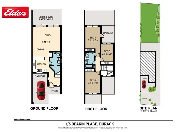 Floorplan of Homely house listing, 1/5 Deakin Place, Durack NT 830