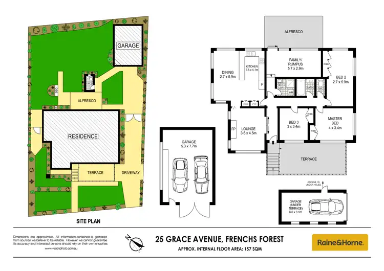 Floorplan of Homely house listing, 25 Grace Avenue, Frenchs Forest NSW 2086
