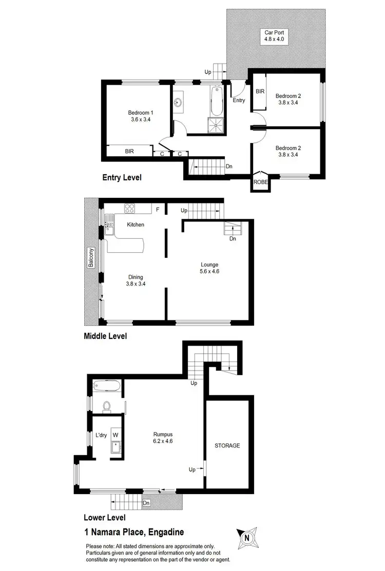 Floorplan of Homely house listing, 1 Namara Place, Engadine NSW 2233