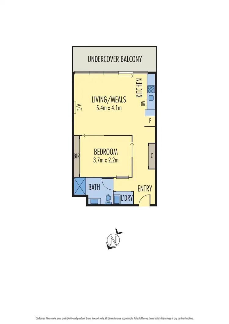 Floorplan of Homely apartment listing, 2011/8 Downie Street, Melbourne VIC 3000