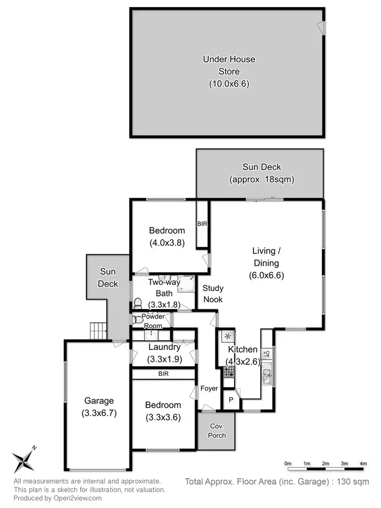 Floorplan of Homely house listing, 1/59 Whitewater Crescent, Kingston TAS 7050
