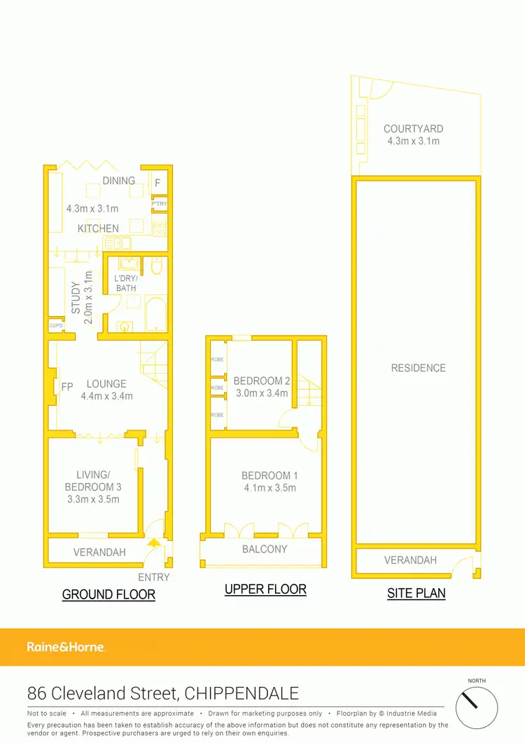 Floorplan of Homely house listing, 86 Cleveland Street, Chippendale NSW 2008