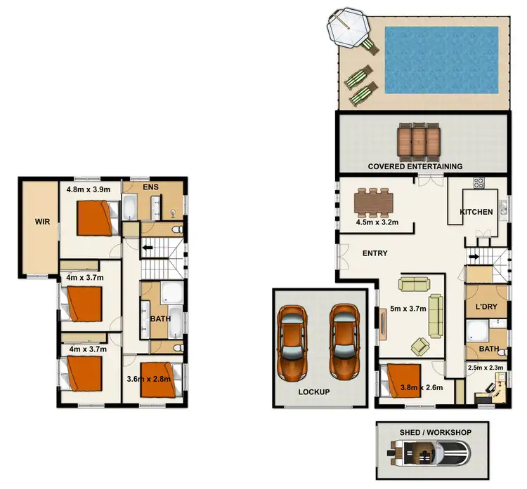 Floorplan of Homely house listing, 15 Sunningdale Avenue, Rochedale South QLD 4123