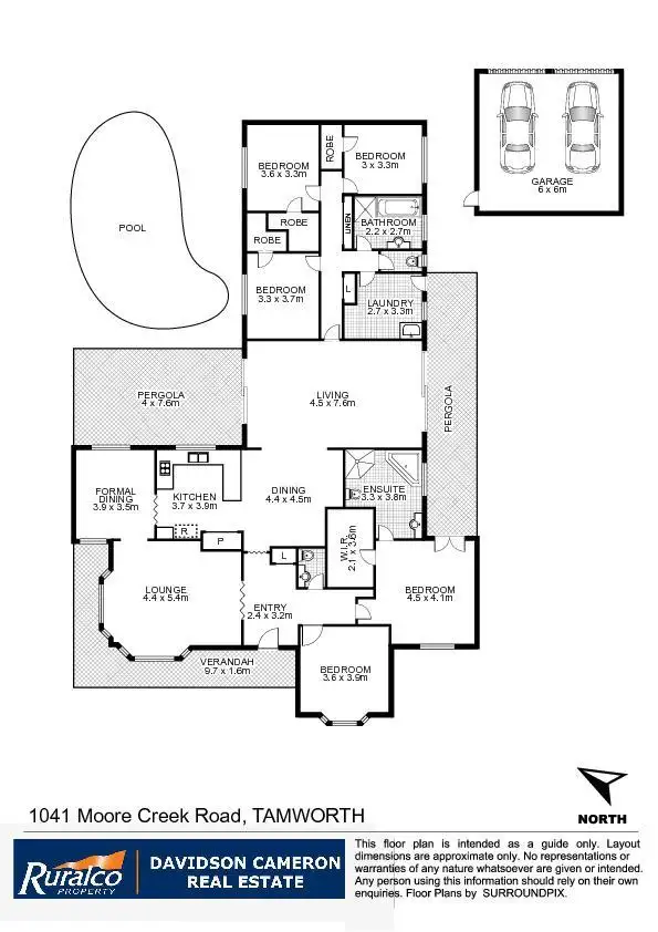 Floorplan of Homely house listing, 1041 Moore Creek Road, Tamworth NSW 2340