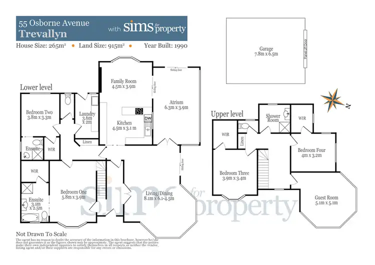 Floorplan of Homely house listing, 55 Osborne Avenue, Trevallyn TAS 7250