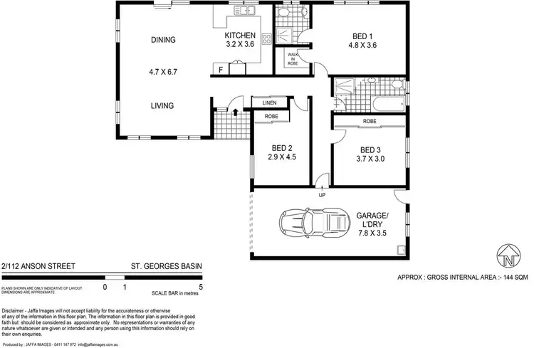 Floorplan of Homely villa listing, 2/112 Anson Street, St Georges Basin NSW 2540