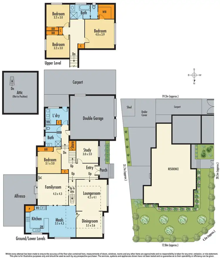 Floorplan of Homely house listing, 1 Christopher Court, Clarinda VIC 3169