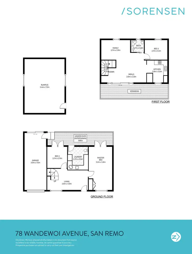 Floorplan of Homely house listing, 78 Wandewoi Avenue, San Remo NSW 2262