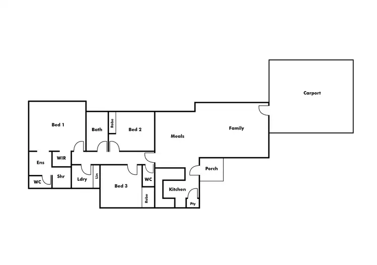 Floorplan of Homely house listing, 95A Doolette Street, Spearwood WA 6163