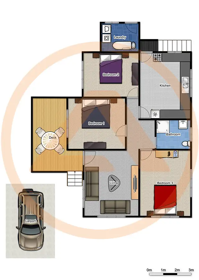 Floorplan of Homely house listing, 51 Abelia St, Inala QLD 4077