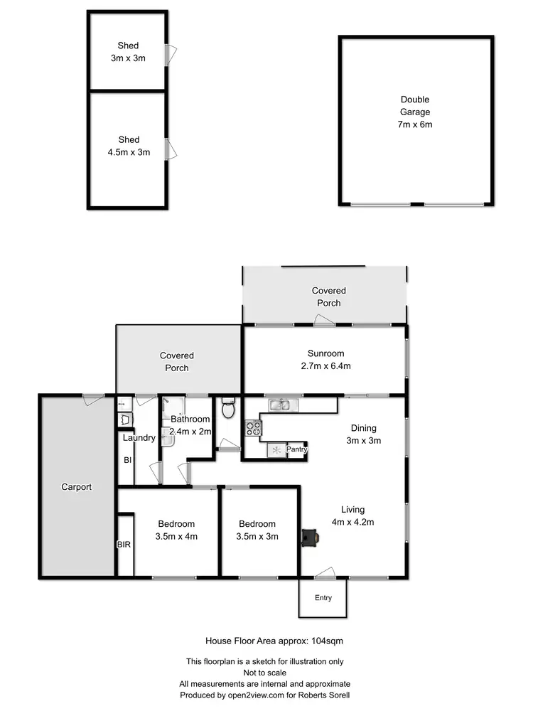 Floorplan of Homely house listing, 8 Carlton Court, Carlton TAS 7173