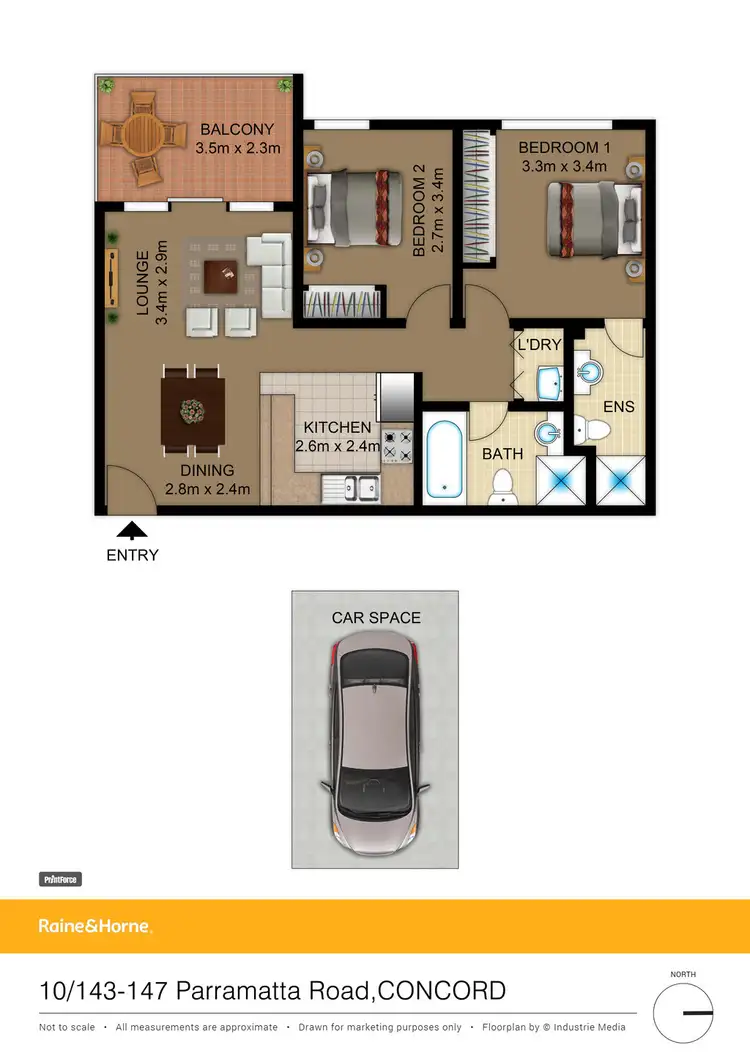 Floorplan of Homely apartment listing, 10/143 Parramatta Road, Strathfield NSW 2135