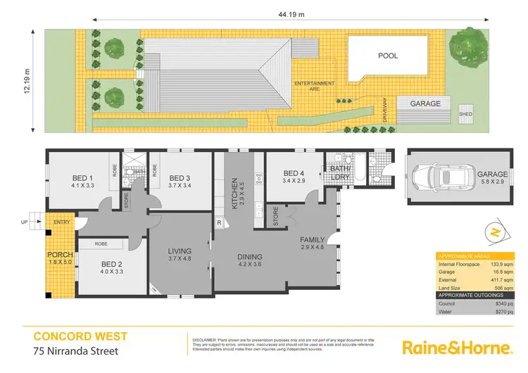 Floorplan of Homely house listing, 75 Nirranda Street, Concord West NSW 2138