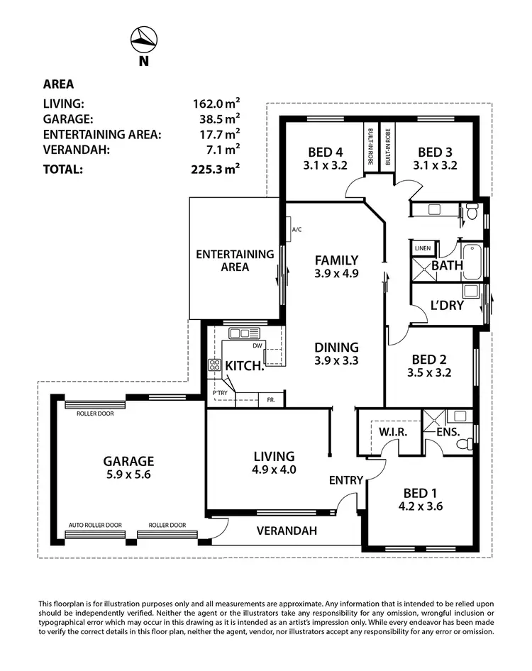 Floorplan of Homely house listing, 49 Strathmont Drive, Strathalbyn SA 5255