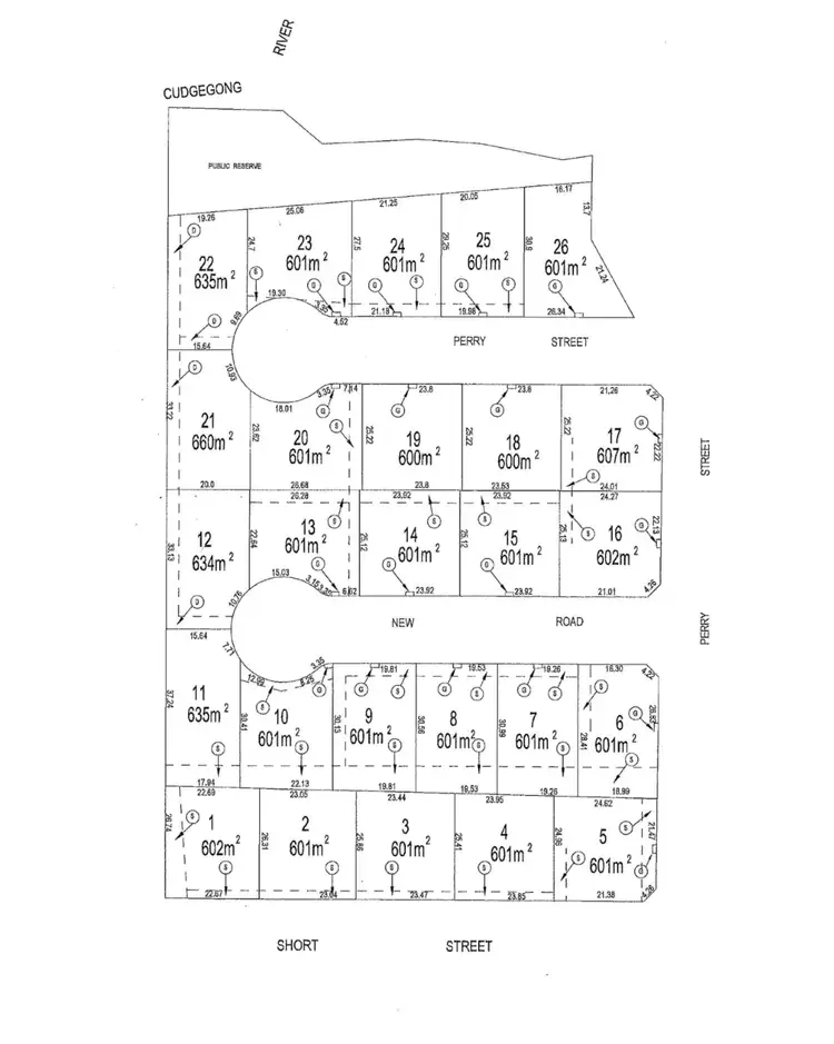 Floorplan of Homely land listing, 10 Short Street, Mudgee NSW 2850