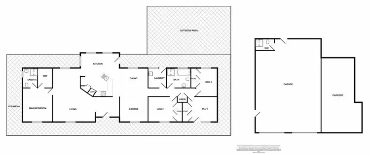 Floorplan of Homely house listing, 282 Whitings Lane, Quorrobolong NSW 2325