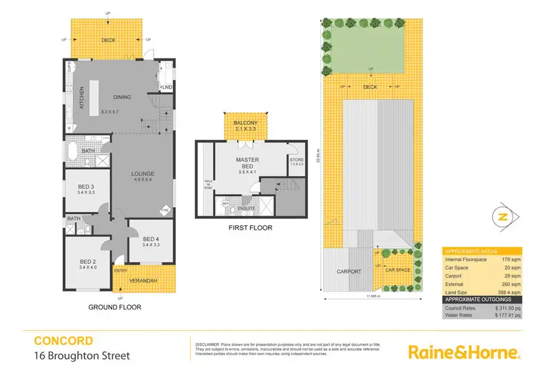 Floorplan of Homely house listing, 16 Broughton Street, Concord NSW 2137