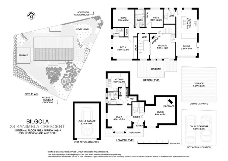 Floorplan of Homely house listing, 34 Kanimbla Crescent (Access via 14 Farview Road), Bilgola NSW 2107