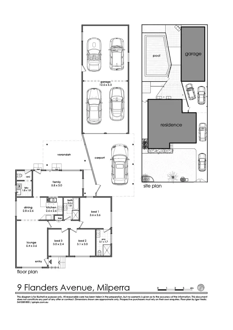 Floorplan of Homely house listing, 9 Flanders Avenue, Milperra NSW 2214