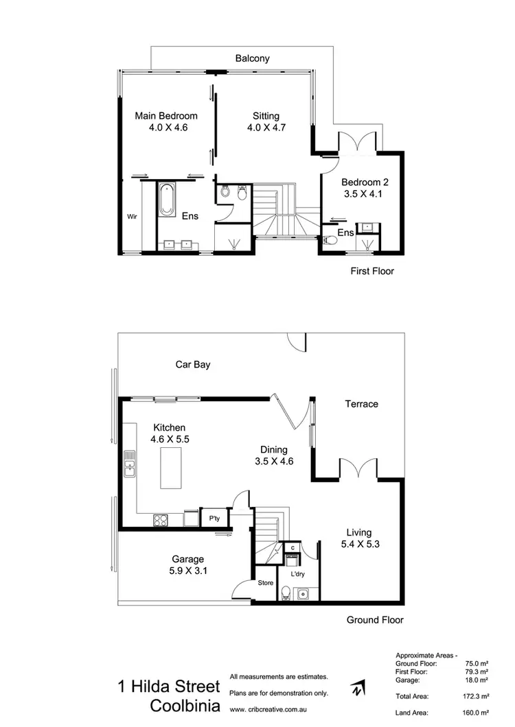 Floorplan of Homely house listing, 1 Hilda Street, Coolbinia WA 6050