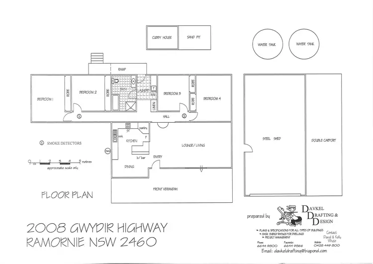 Floorplan of Homely rural property listing, 2008 Gwydir Highway, Ramornie NSW 2460