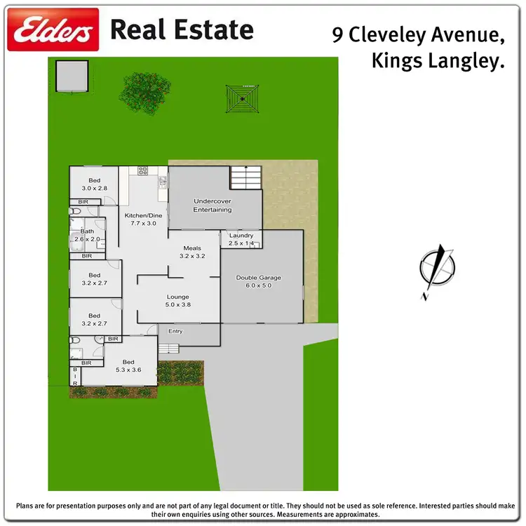 Floorplan of Homely house listing, 9 Cleveley Ave, Kings Langley NSW 2147