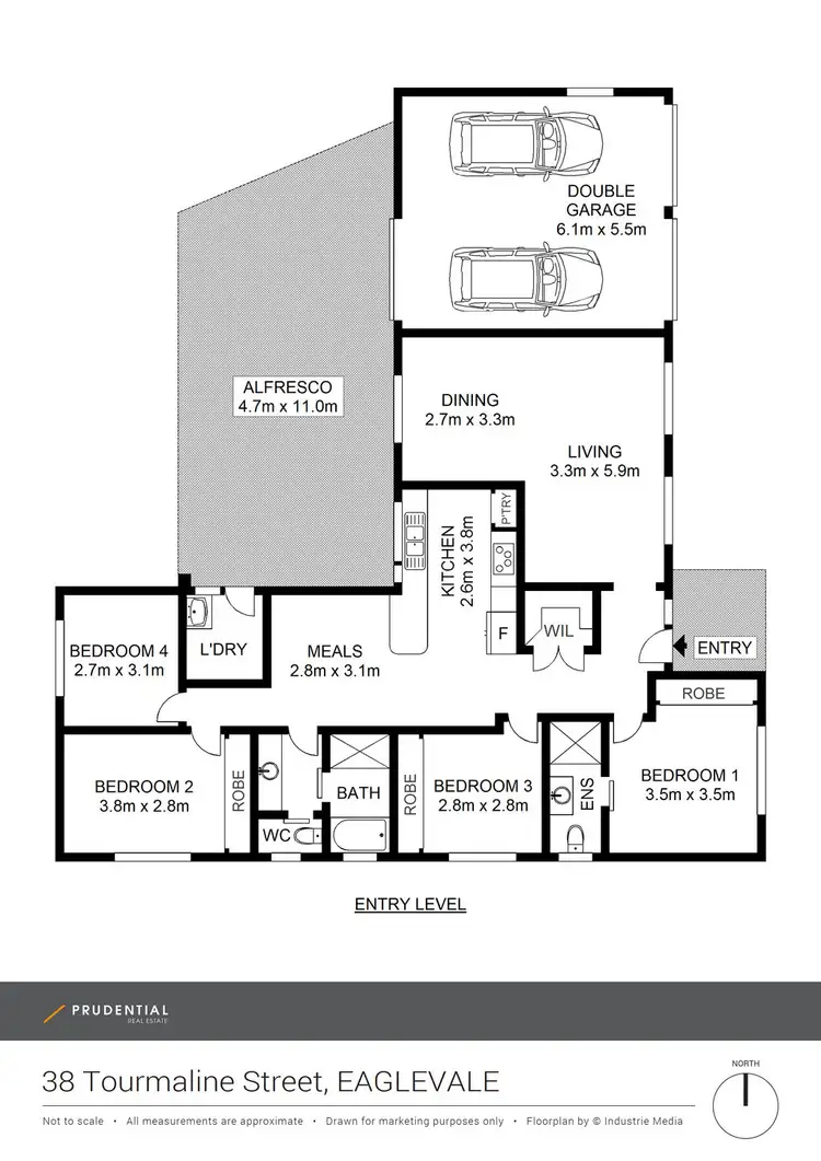 Floorplan of Homely house listing, 38 Tourmaline Street, Eagle Vale NSW 2558