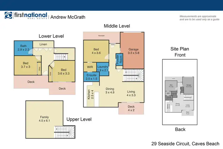 Floorplan of Homely house listing, 29 Seaside Circuit, Caves Beach NSW 2281