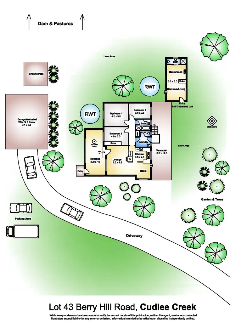 Floorplan of Homely house listing, 261 Berry Hill Rd, Cudlee Creek SA 5232