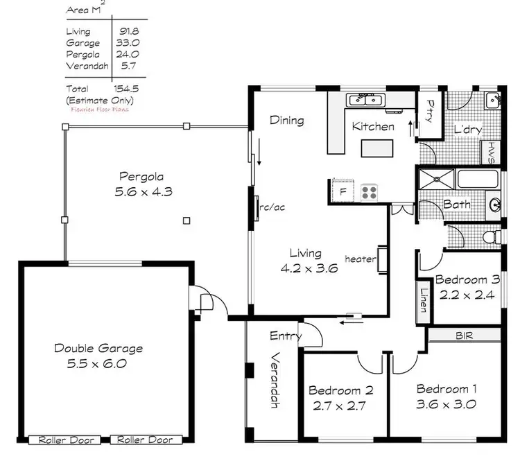 Floorplan of Homely house listing, 22 Downer Avenue, Goolwa South SA 5214
