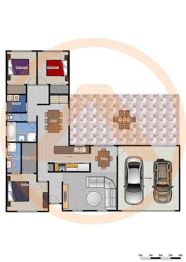 Floorplan of Homely house listing, 9 Waltham St, Heritage Park QLD 4118
