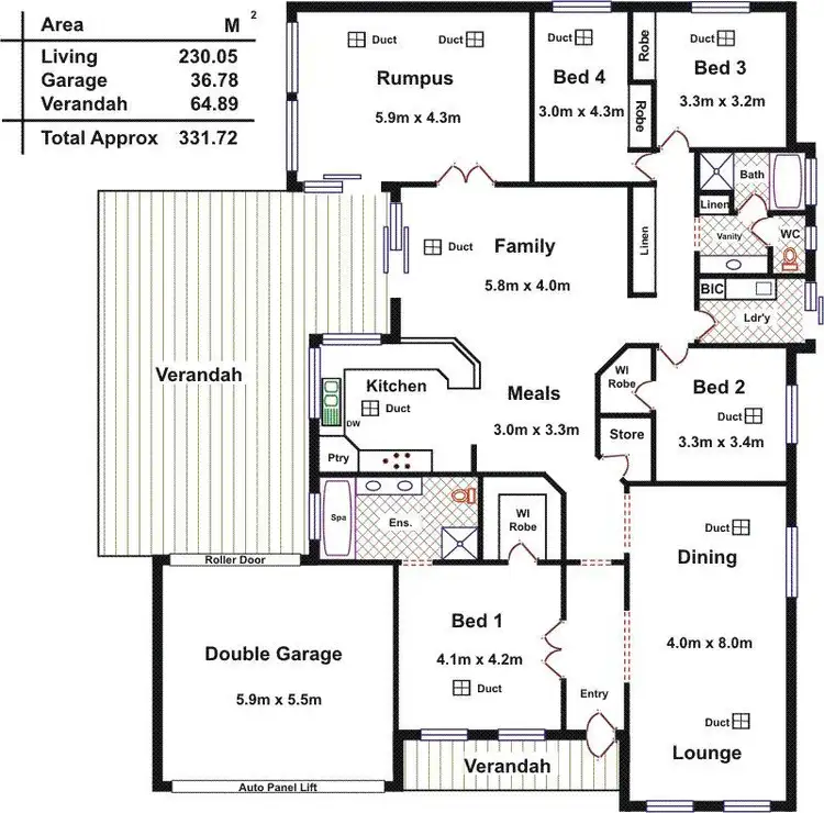 Floorplan of Homely house listing, 20 Swallow Drive, Hewett SA 5118