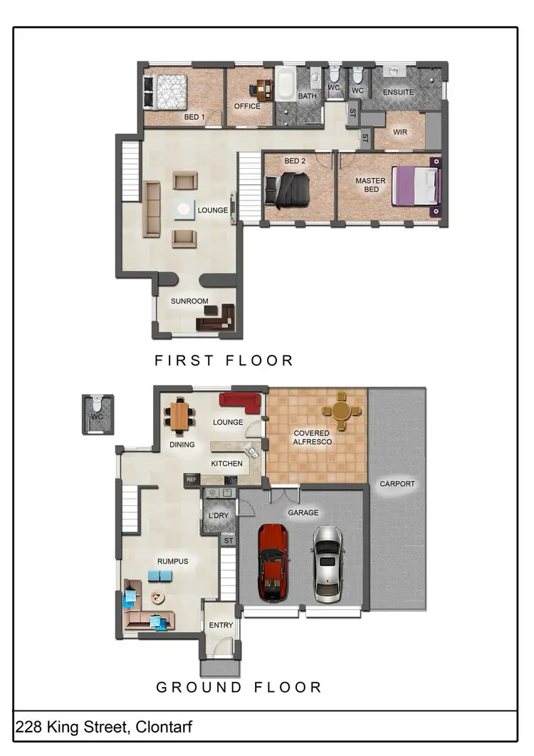Floorplan of Homely house listing, 228 King Street, Clontarf QLD 4019