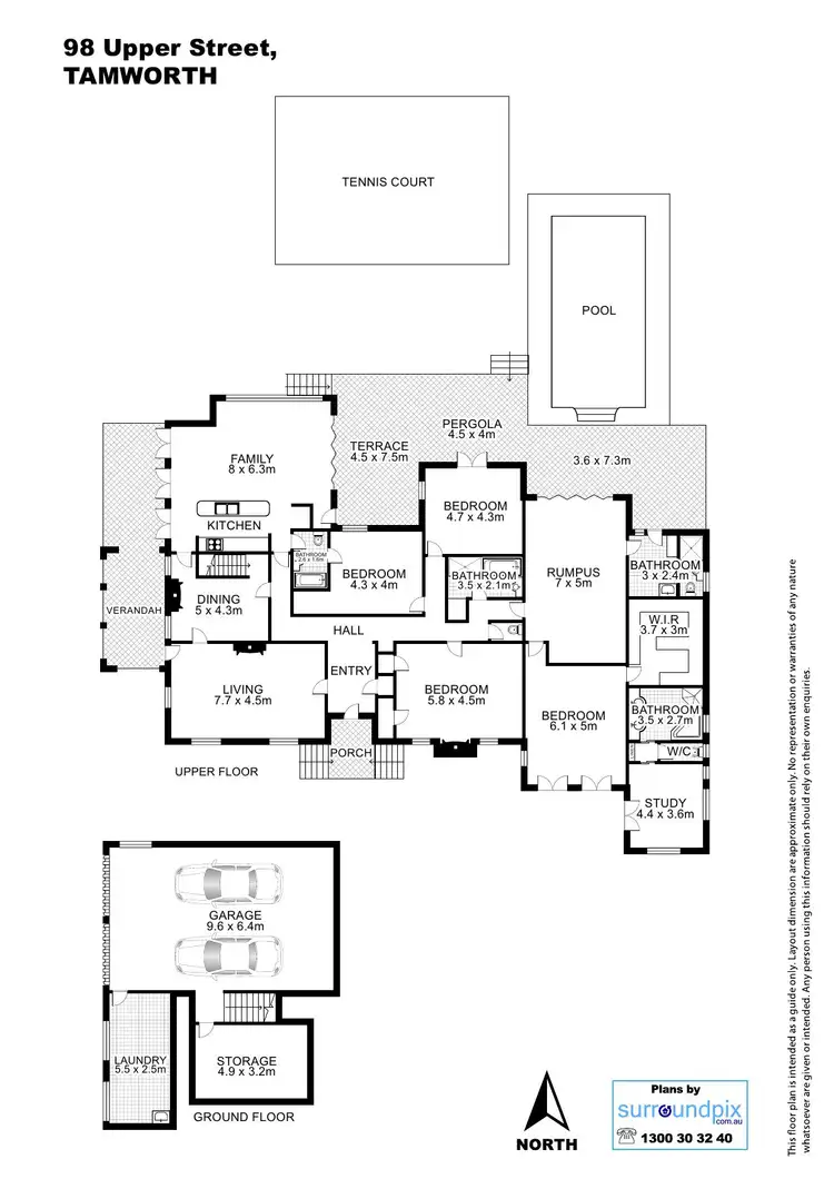 Floorplan of Homely house listing, 98 Upper Street, Tamworth NSW 2340