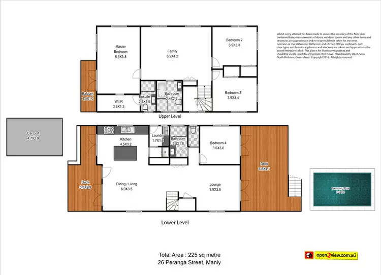 Floorplan of Homely house listing, 26 Peranga Street, Manly QLD 4179