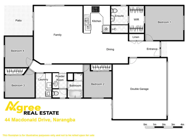 Floorplan of Homely house listing, 44 Macdonald Drive, Narangba QLD 4504