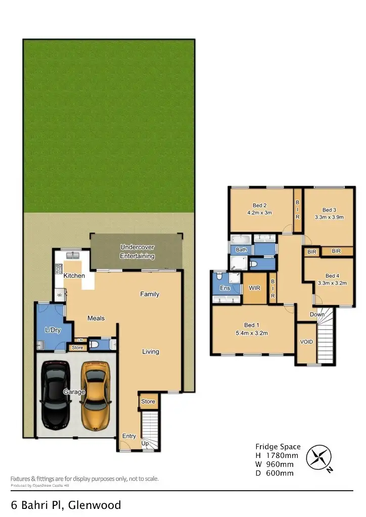 Floorplan of Homely house listing, 6 Bahri Place, Glenwood NSW 2768