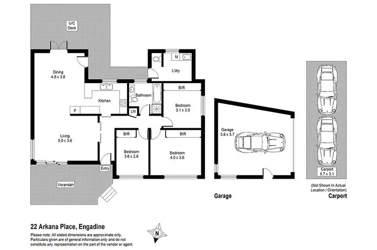 Floorplan of Homely house listing, 22 Arkana Place, Engadine NSW 2233