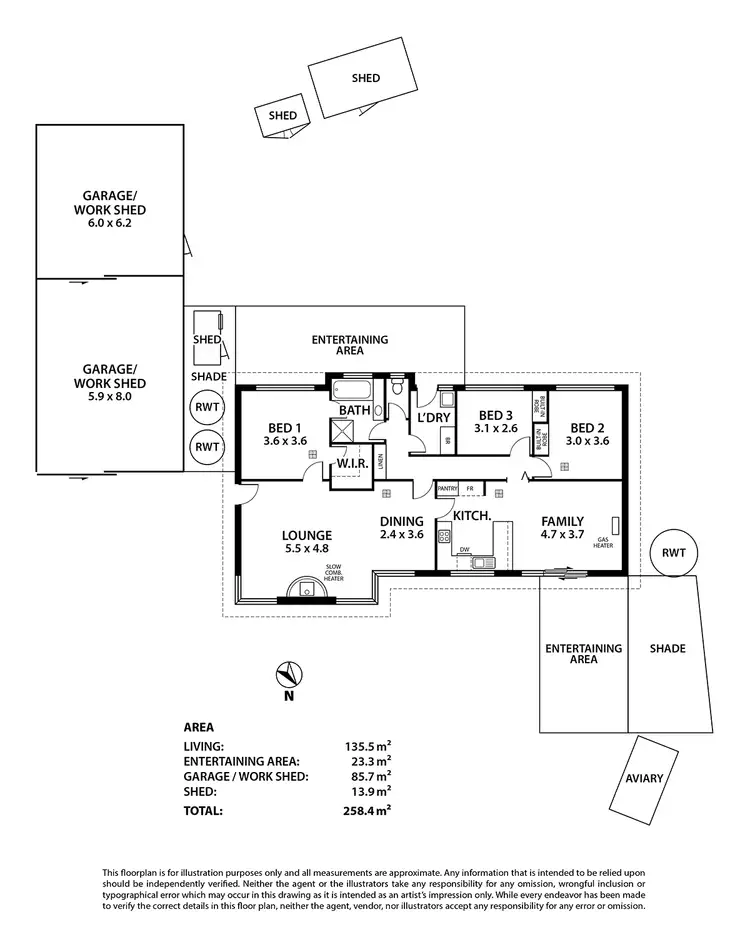Floorplan of Homely house listing, 6 Glover Street, Kersbrook SA 5231