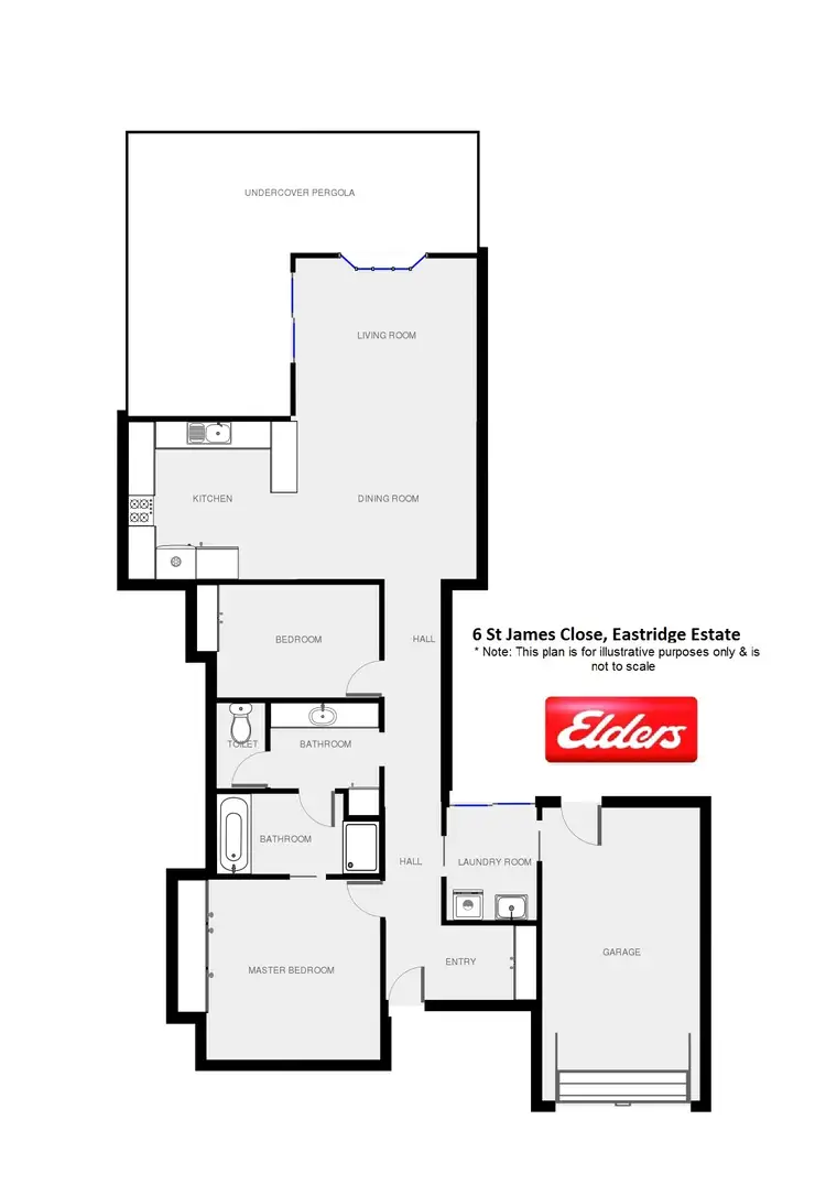 Floorplan of Homely house listing, 6 St James Close, Dubbo NSW 2830