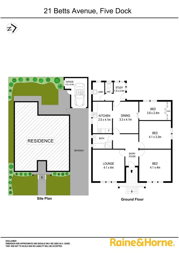 Floorplan of Homely house listing, 21 Betts Avenue, Five Dock NSW 2046