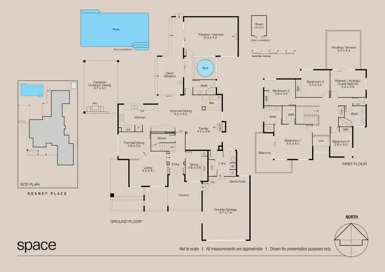 Floorplan of Homely house listing, 8 Keaney Place, City Beach WA 6015