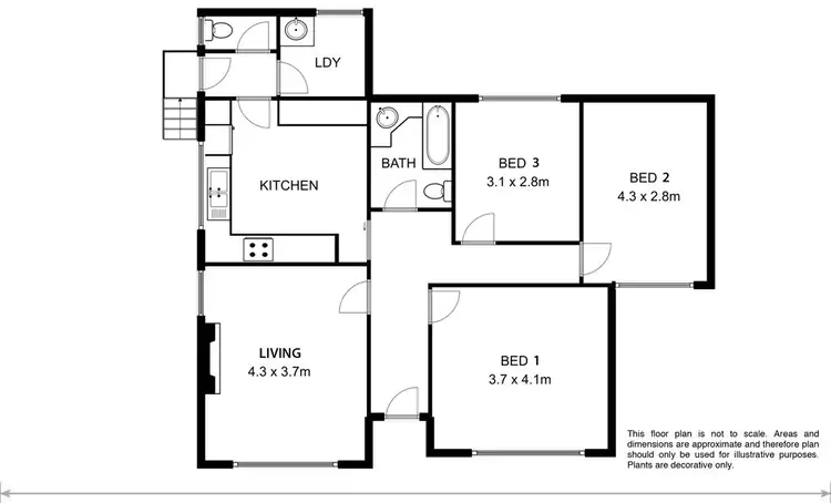 Floorplan of Homely house listing, 81 Southview Crescent, New Norfolk TAS 7140