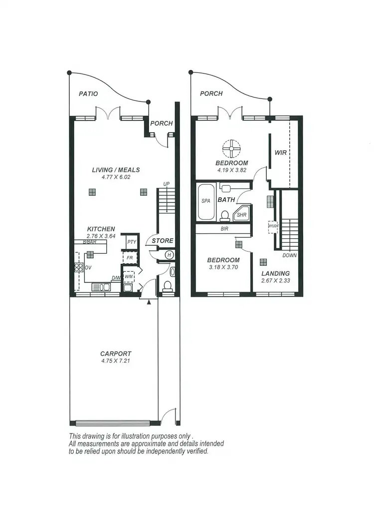 Floorplan of Homely unit listing, 5/12 Arcadia Court, North Haven SA 5018