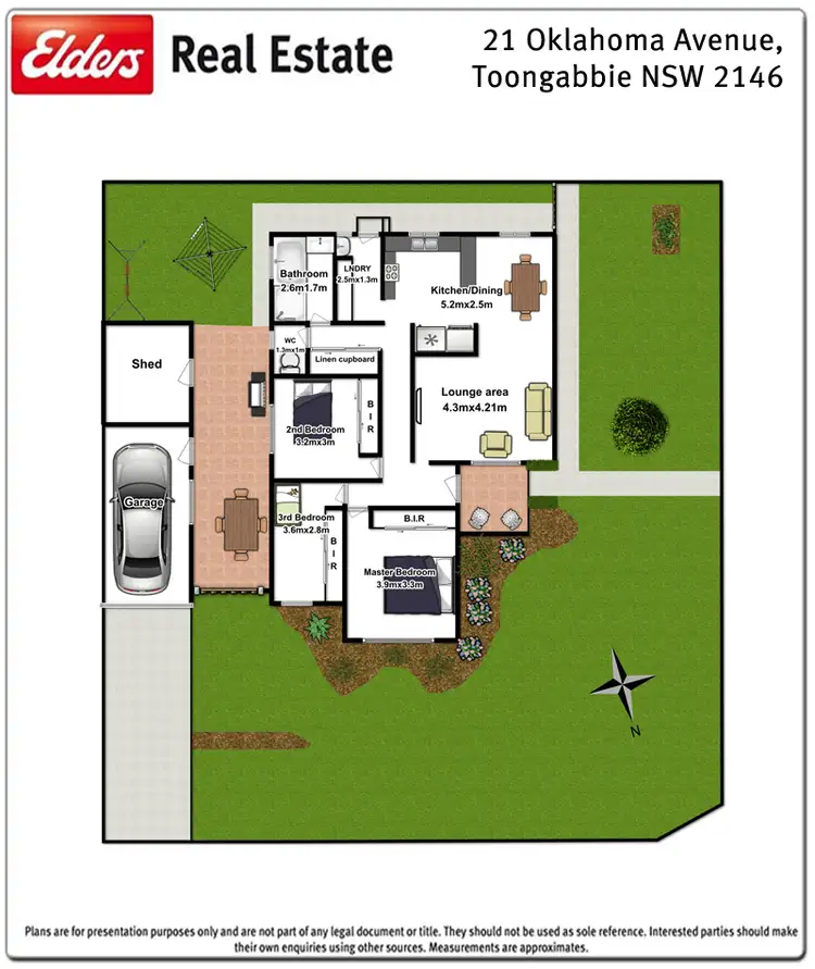 Floorplan of Homely house listing, 21 Oklahoma Avenue, Toongabbie NSW 2146