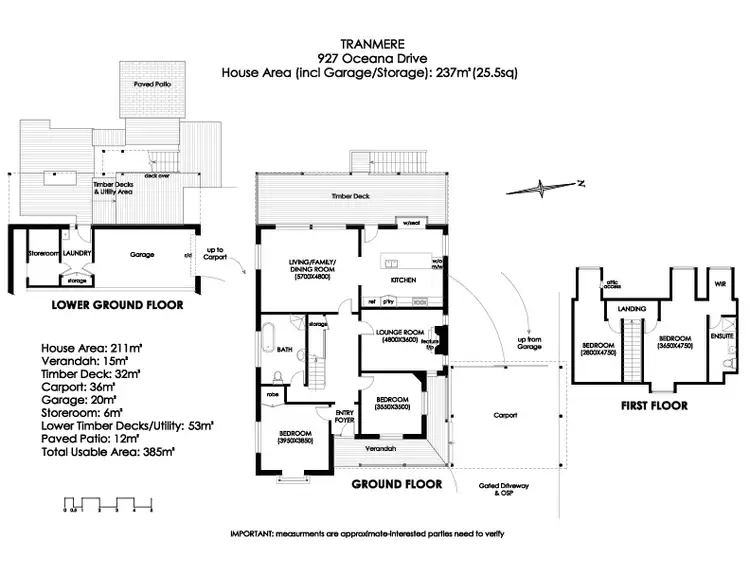 Floorplan of Homely house listing, 927 Oceana Drive, Tranmere TAS 7018