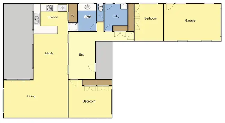 Floorplan of Homely house listing, 22 Graylea Avenue, Herne Hill VIC 3218