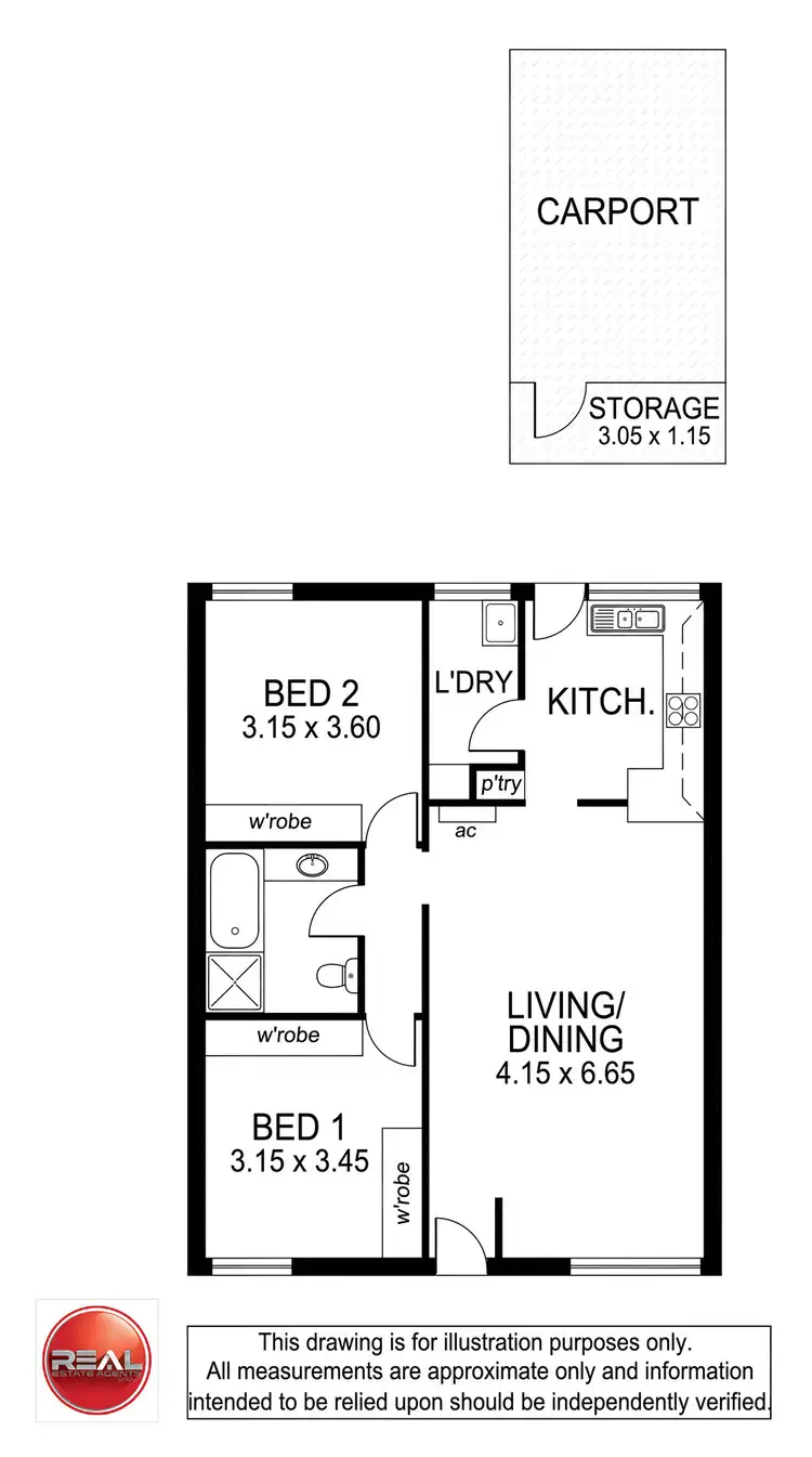 Floorplan of Homely unit listing, Unit 2/13-17 Austral Terrace, Morphettville SA 5043