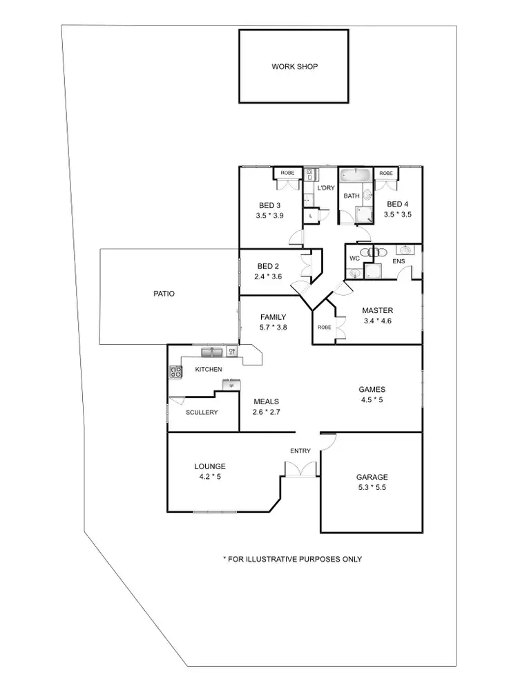 Floorplan of Homely house listing, 1 The Mews, Kardinya WA 6163