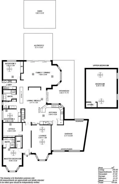 Floorplan of Homely house listing, 8 Addolorata Court, Highbury SA 5089